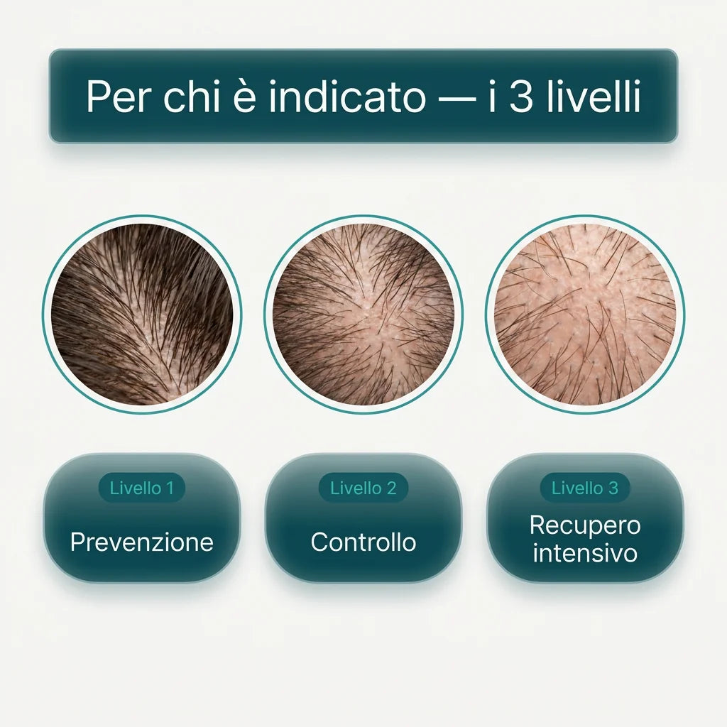 Per chi è indicato — i 3 livelli di erogazione