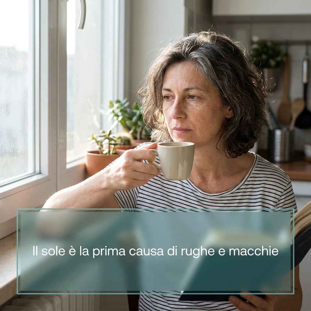 Il sole è la prima causa di rughe e macchie