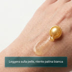 Leggera sulla pelle, niente patina bianca