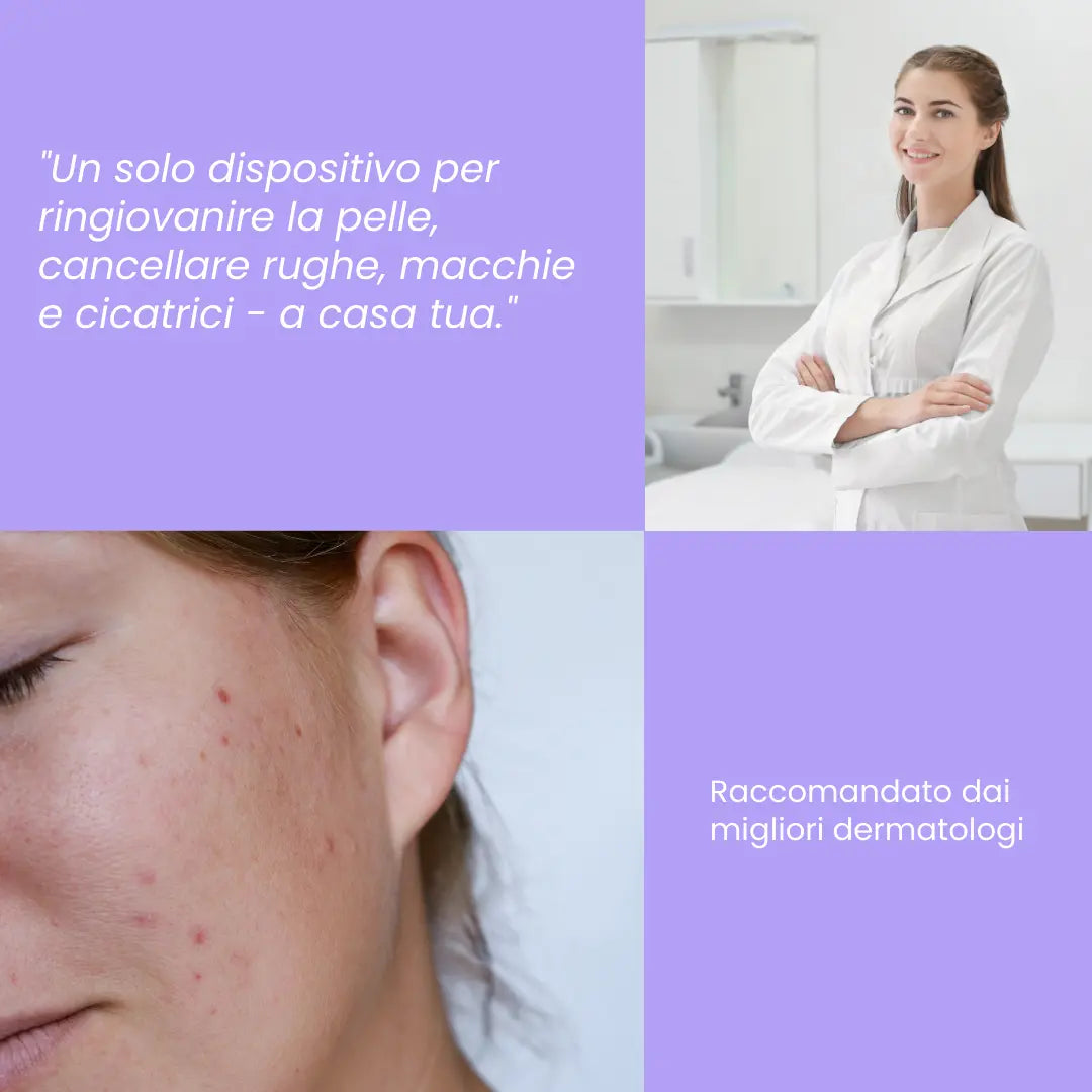 Bioceutica Milano Sistema di Infusione Microneedling – Anti-Age, Ringiovanimento Cutaneo, Microaghi in Oro 24K